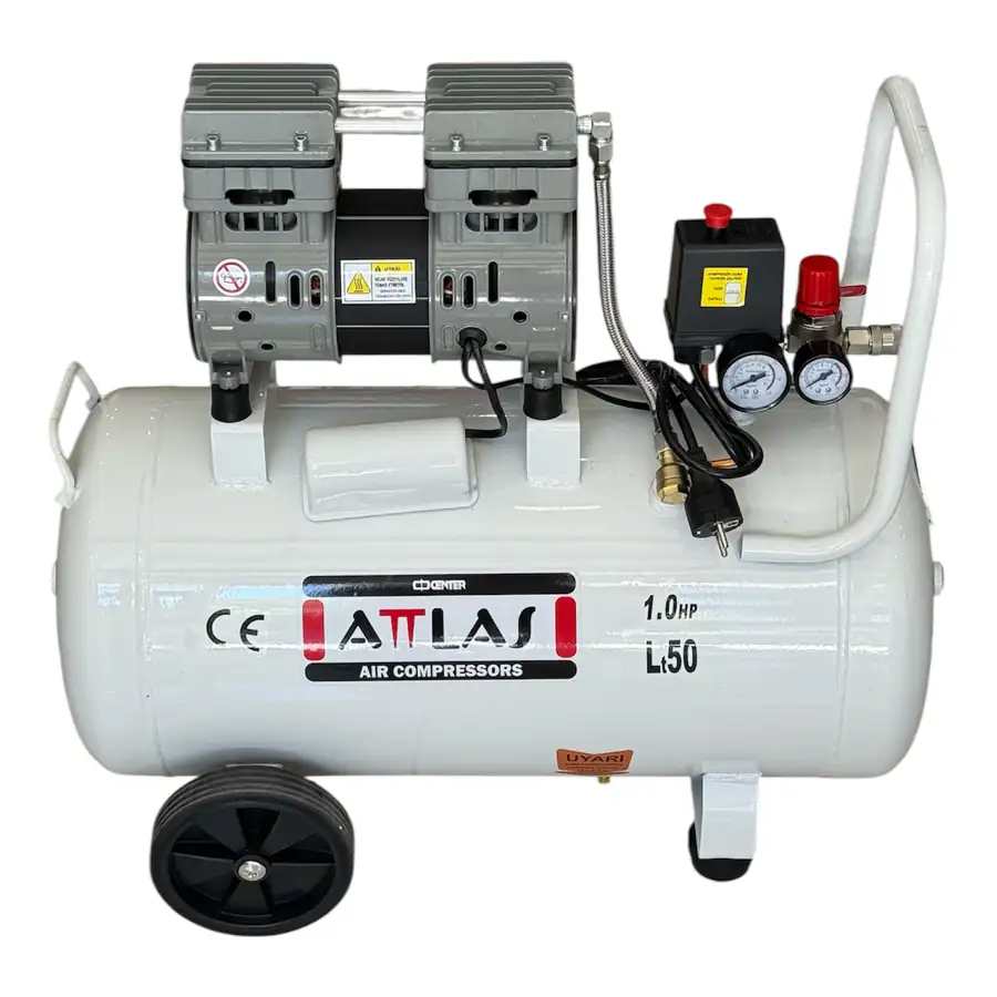 ATLAS Sc 1050 J Sessiz Monofaze Kompresör 50 Lt