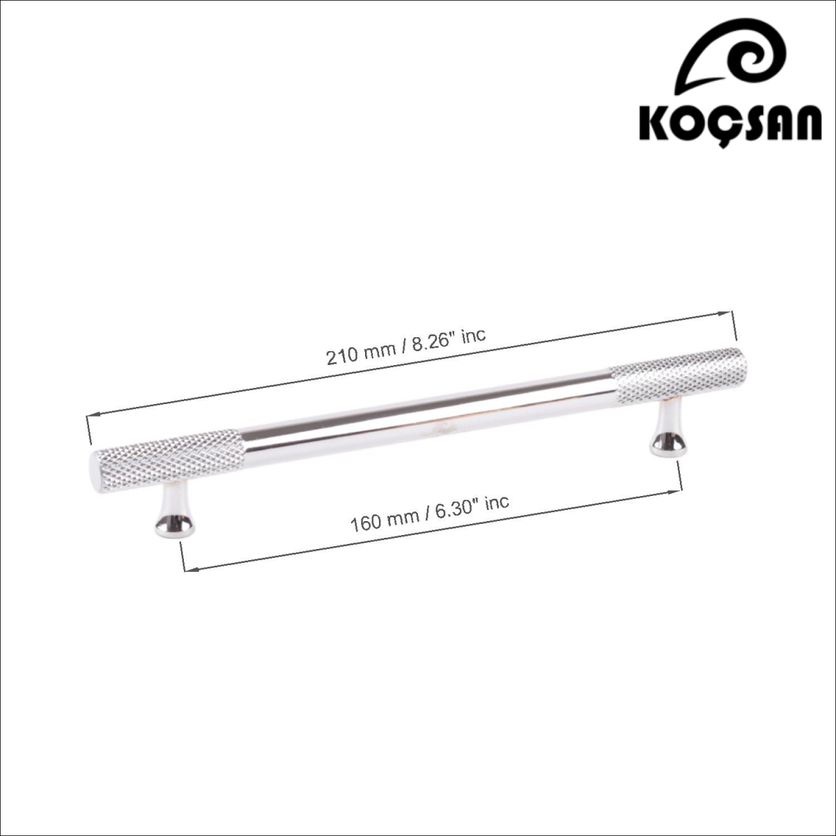 Apex 160 mm Krom Kulp Lüks Country Mutfak Mobilya Dolap Çekmece Kulpu