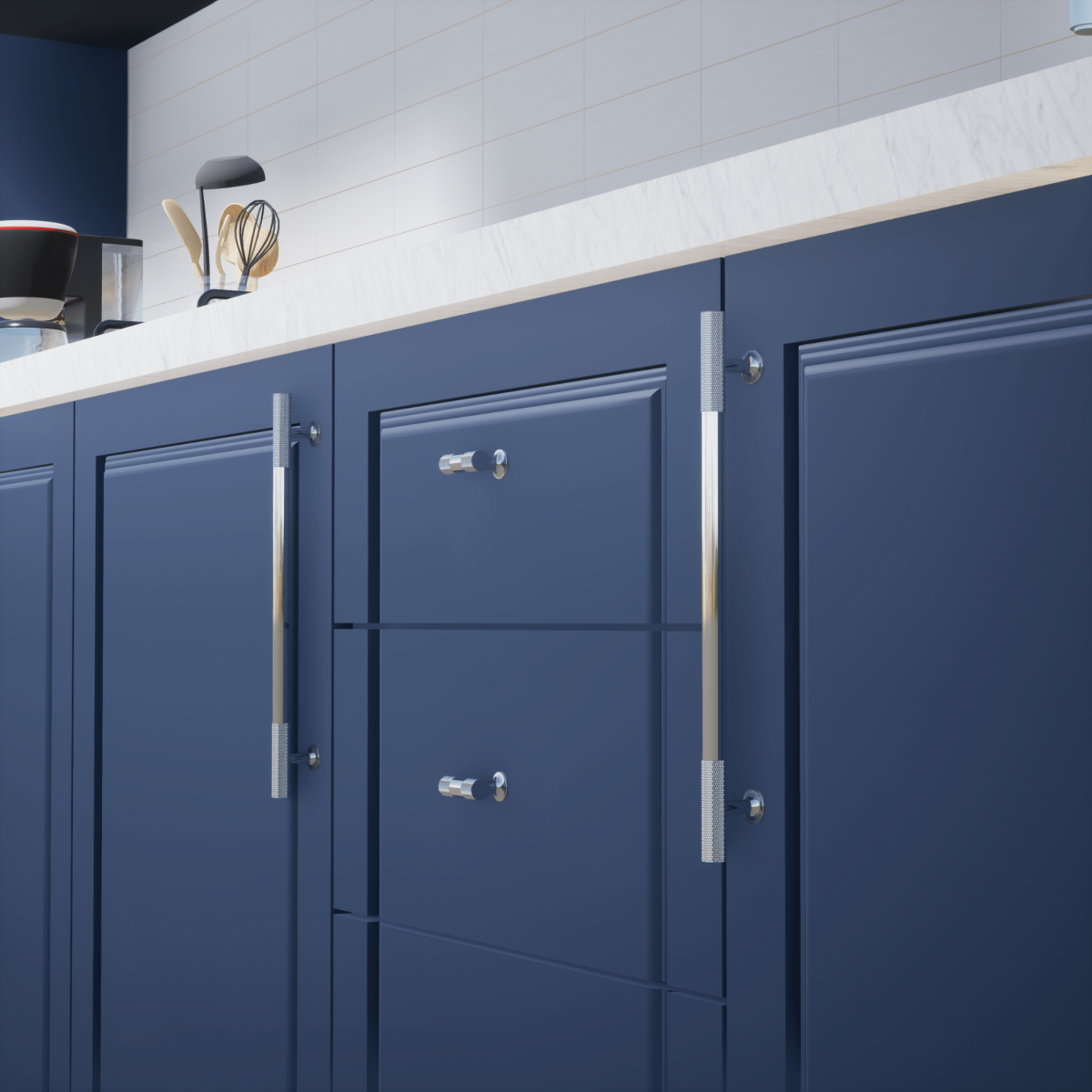 Apex 160 mm Krom Kulp Lüks Country Mutfak Mobilya Dolap Çekmece Kulpu