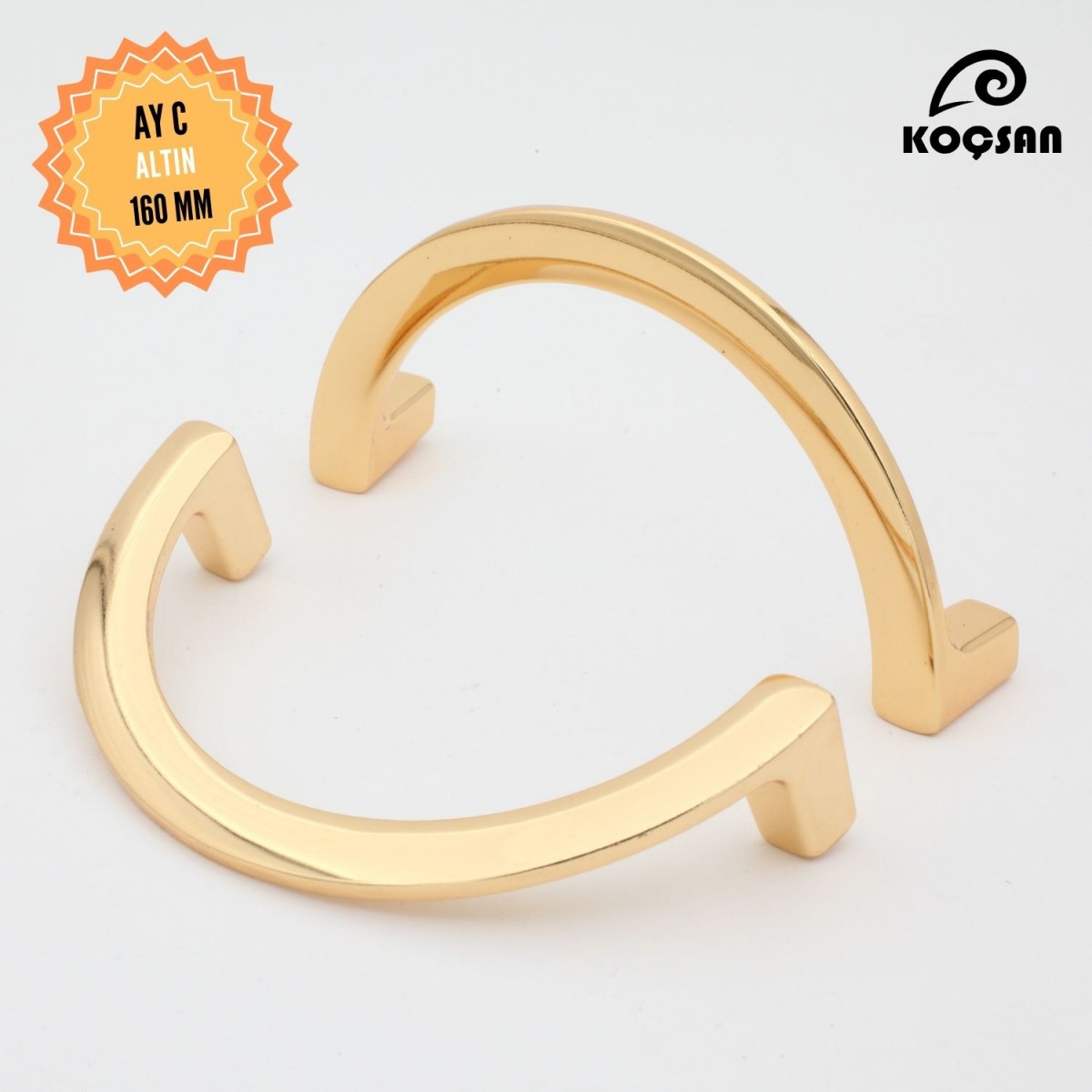 Ay C Kulp Lüks Country Mutfak Mobilya Dolap Çekmece Kulpu 160 mm-Altın Ay C Kulp Lüks Country Mutfak Mobilya Dolap Çekmece Kulpu 160 mm-Altın