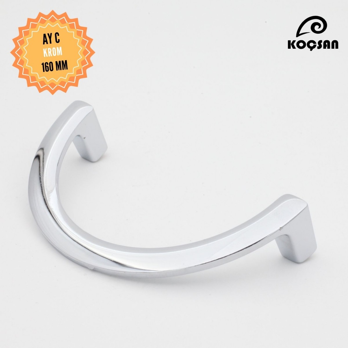 Ay C Kulp Lüks Country Mutfak Mobilya Dolap Çekmece Kulpu 160 mm-Krom Ay C Kulp Lüks Country Mutfak Mobilya Dolap Çekmece Kulpu 160 mm-Krom