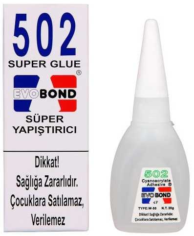 Evobond 502 Yapıştırıcı 20 gr Evobond 502 Yapıştırıcı 20 gr