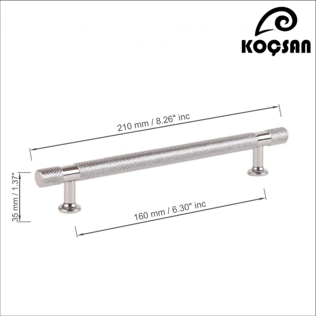 Firuze 160 mm Krom Kulp Lüks Country Mutfak Mobilya Dolap Çekmece Kulpu