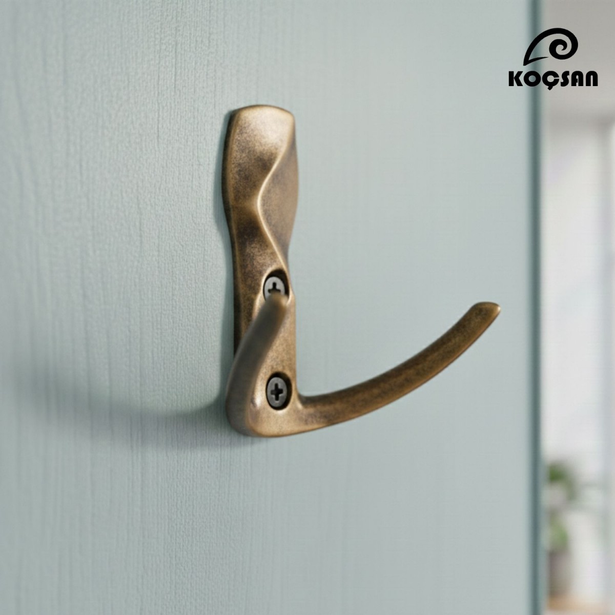 Hazal Antik Sarı Küçük  Askı, Lüks Vestiyer Askısı, Dolap Askılık, Duvar Askılığı, Portmanto Askı