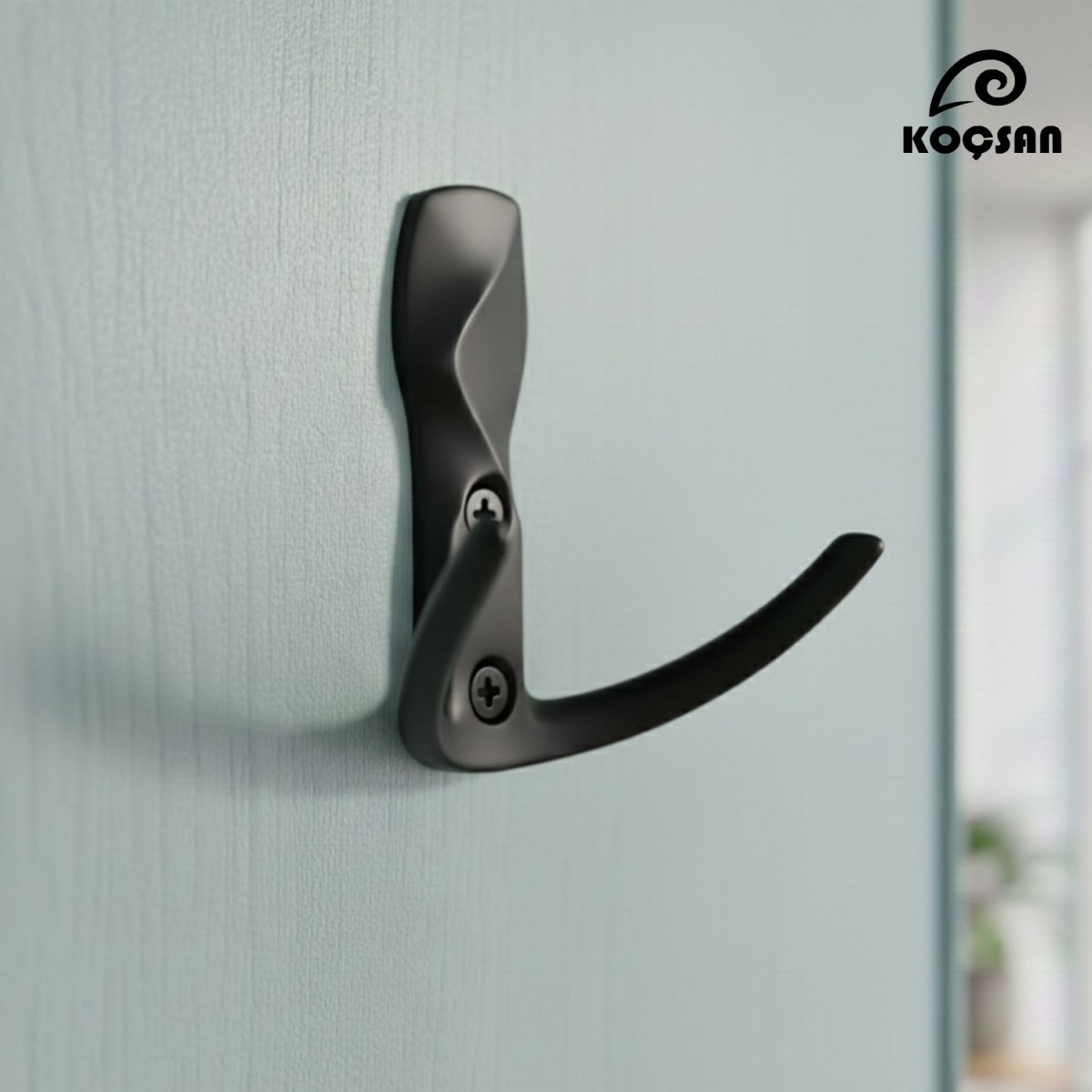 Hazal Siyah Küçük Askı, Lüks Vestiyer Askısı, Dolap Askılık, Duvar Askılığı, Portmanto Askı