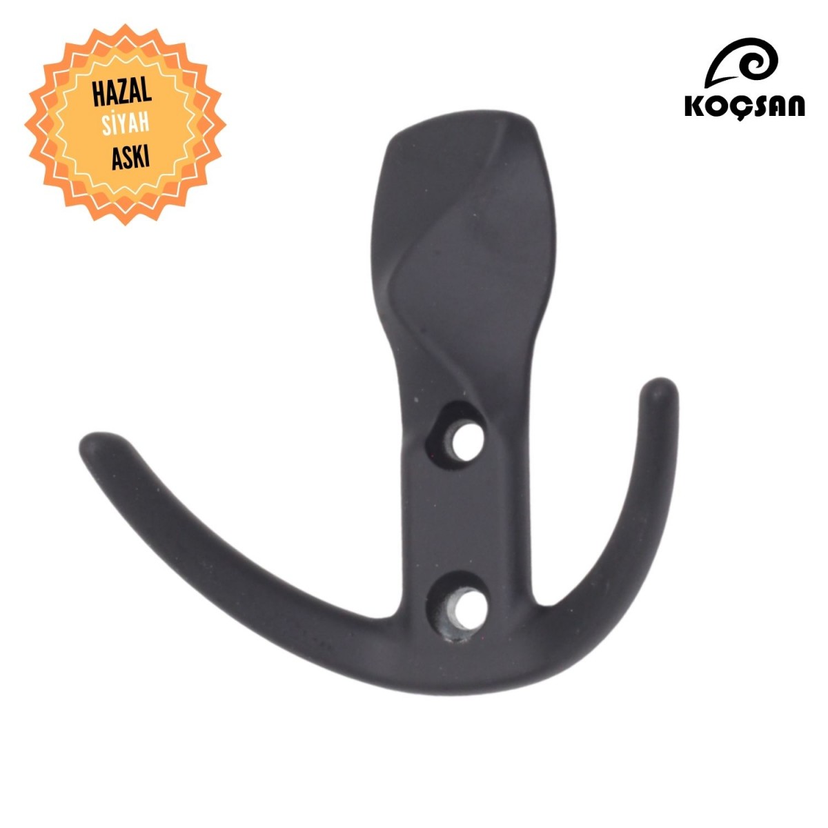 Hazal Siyah Küçük Askı, Lüks Vestiyer Askısı, Dolap Askılık, Duvar Askılığı, Portmanto Askı