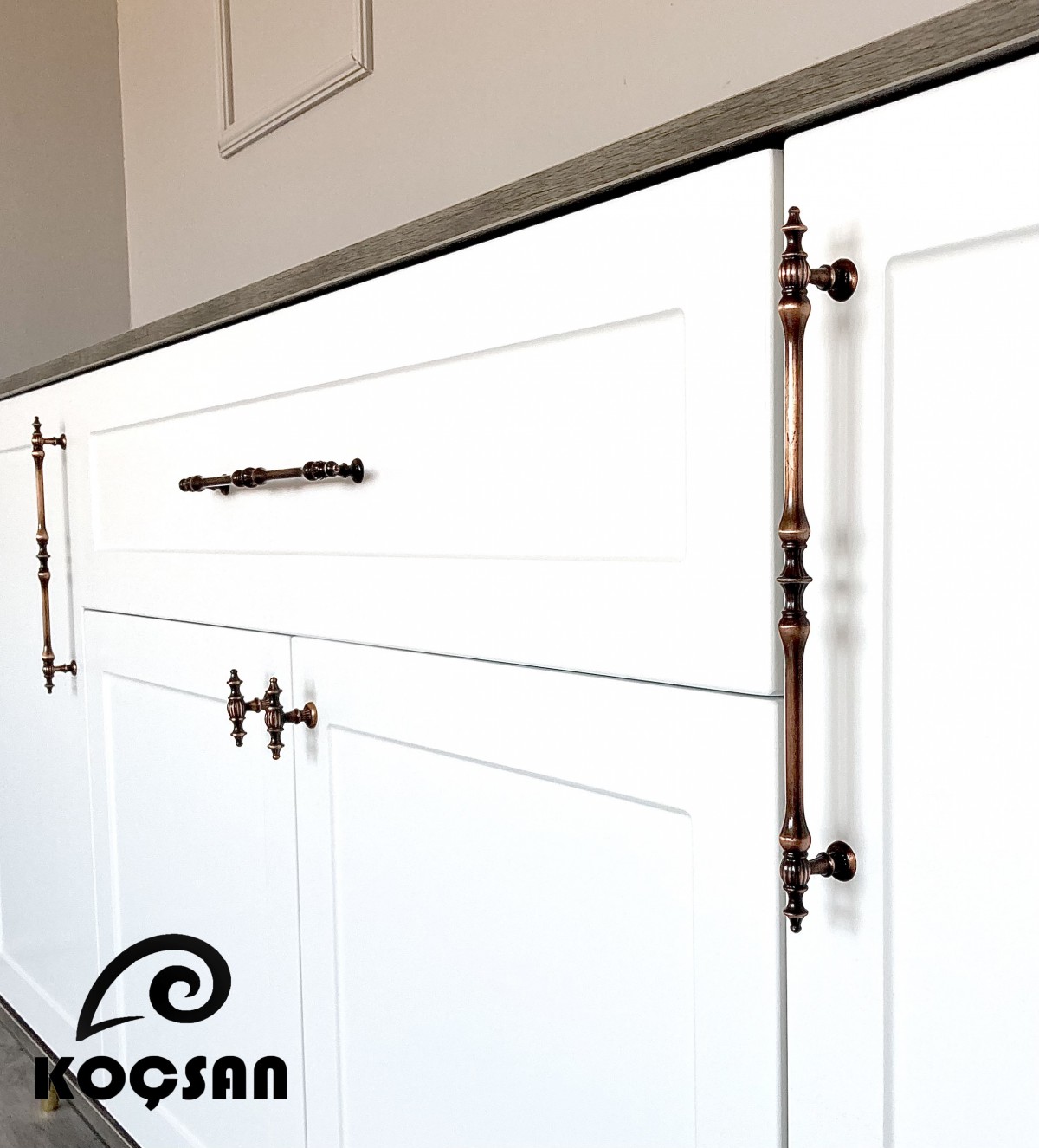 Hilal 128 mm Antik Bakır Kulp Lüks Country Mutfak Mobilya Dolap Çekmece Kulpu Hilal 128 mm Antik Bakır Kulp Lüks Country Mutfak Mobilya Dolap Çekmece Kulpu