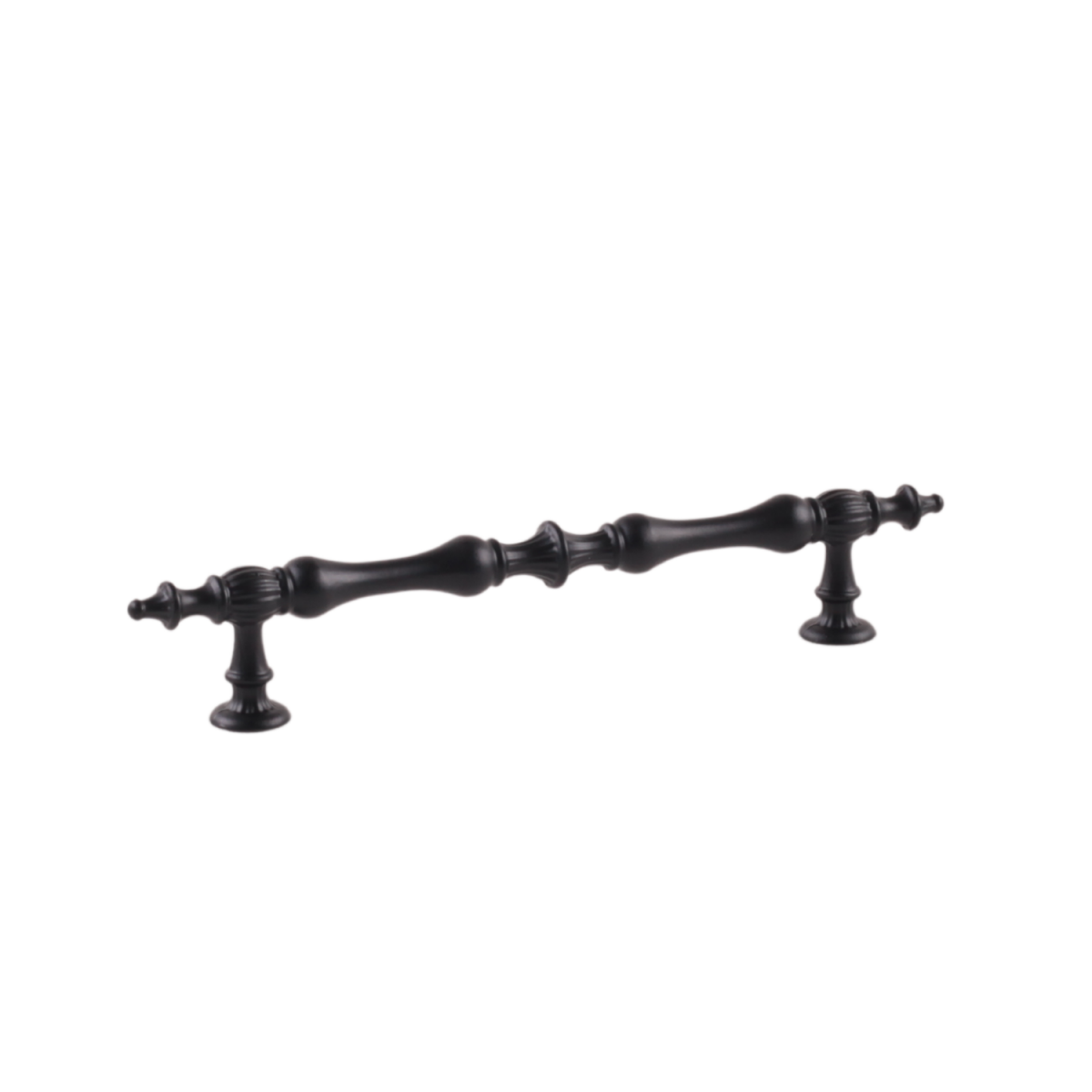 Hilal 128 mm Siyah Kulp Lüks Country Mutfak Mobilya Dolap Çekmece Kulpu