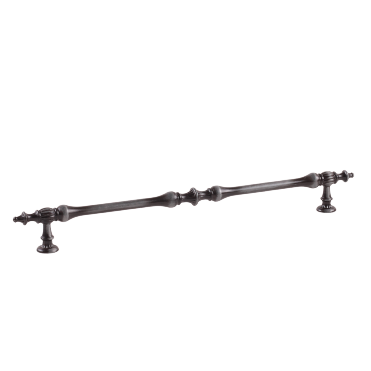 Hilal 224 mm Antik Gümüş Kulp Lüks Country Mutfak Mobilya Dolap Çekmece Kulpu