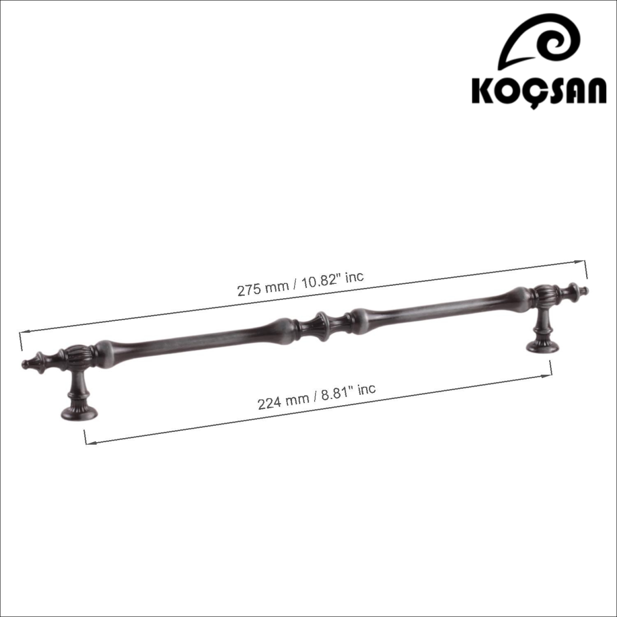 Hilal 224 mm Antik Gümüş Kulp Lüks Country Mutfak Mobilya Dolap Çekmece Kulpu Hilal 224 mm Antik Gümüş Kulp Lüks Country Mutfak Mobilya Dolap Çekmece Kulpu