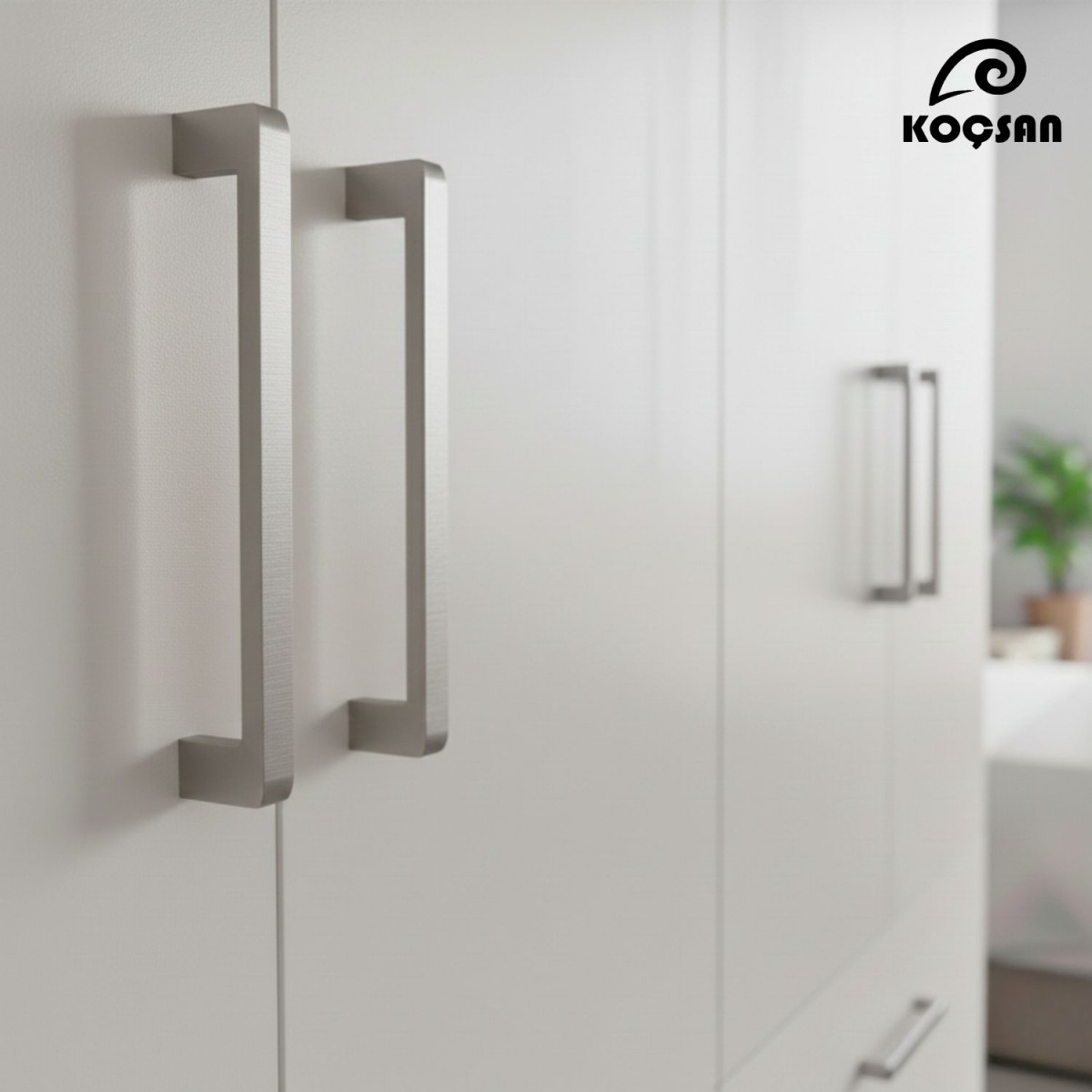 Hüma Kulp Lüks Country Mutfak Mobilya Dolap Çekmece Kulpu 224 mm-İnox