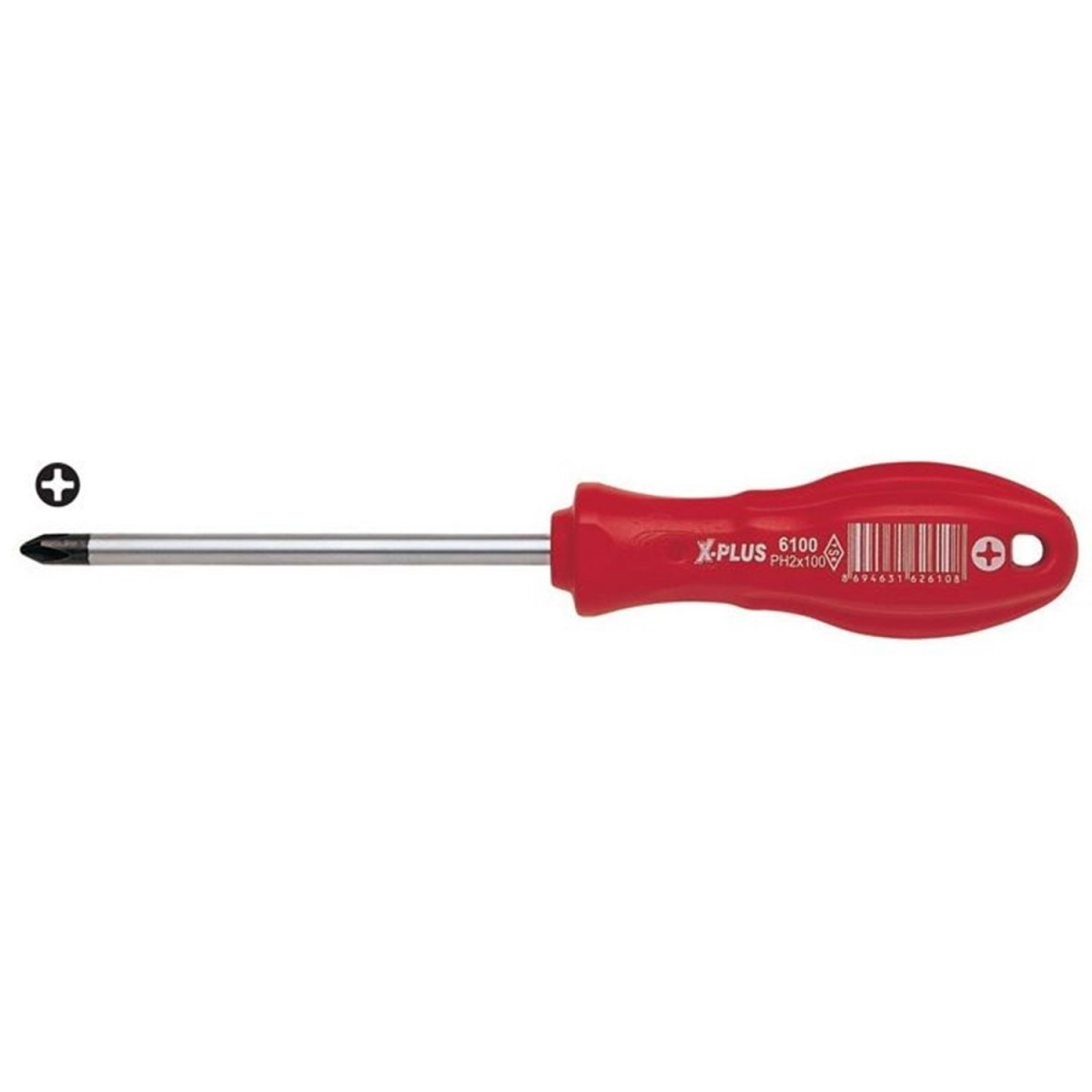 Kırmızı Saplı Tornavida 5x125mm