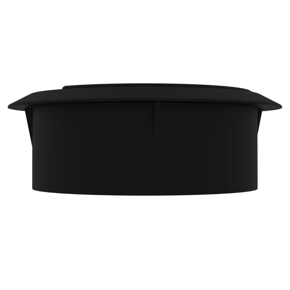 Masa Üstü Kablo Kanalı, Bilgisayar Kablo Kapağı 60 mm Siyah Masa Üstü Kablo Kanalı, Bilgisayar Kablo Kapağı 60 mm Siyah