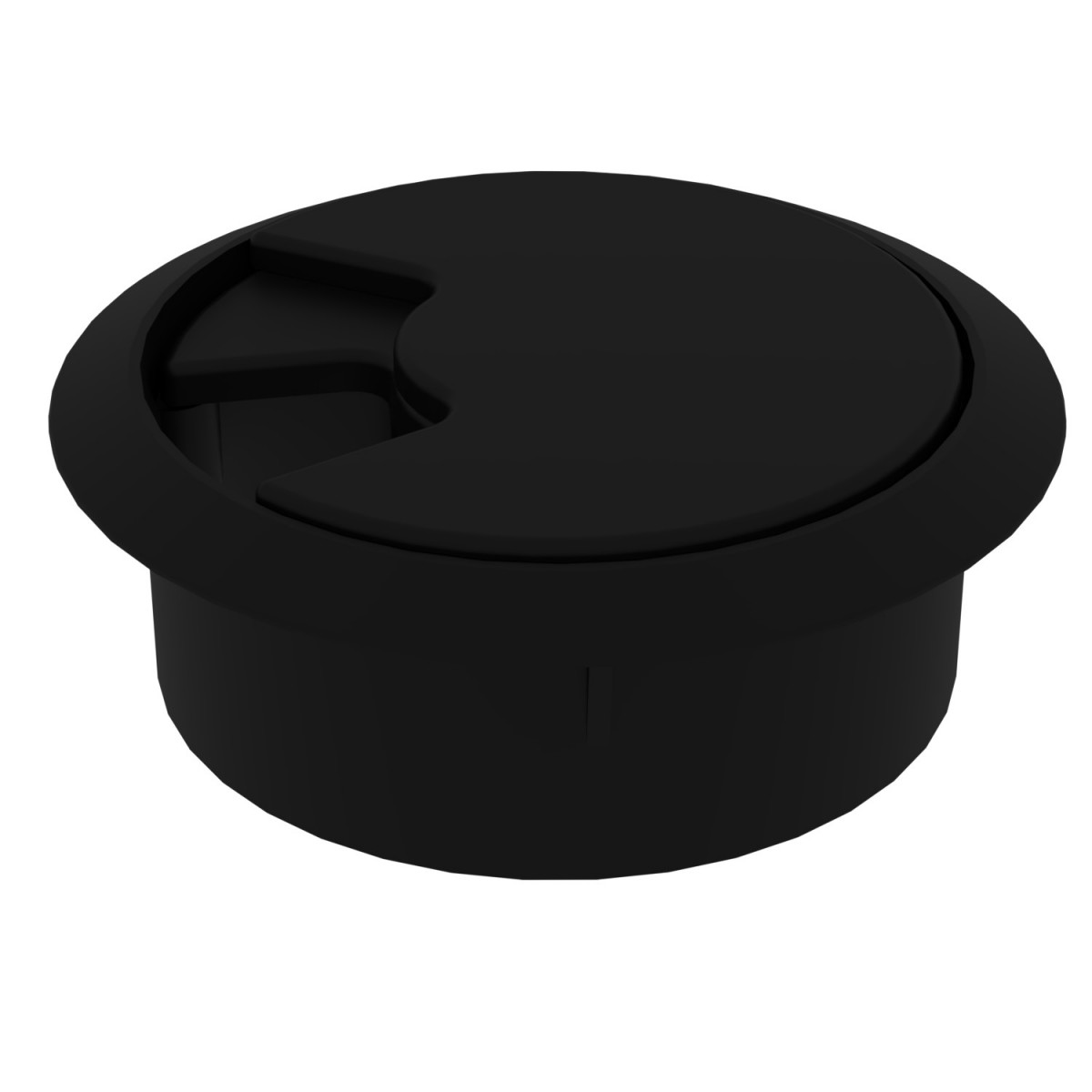 Masa Üstü Kablo Kanalı, Bilgisayar Kablo Kapağı 60 mm Siyah Masa Üstü Kablo Kanalı, Bilgisayar Kablo Kapağı 60 mm Siyah