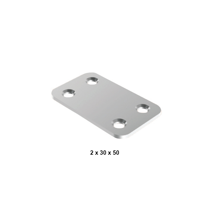 Metal Oval Düz Demir 2X23X60 mm