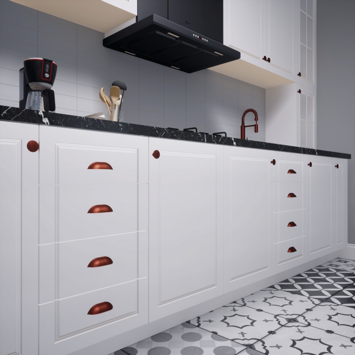 Midye 64 mm Antik Bakır Kulp Lüks Country Mutfak Mobilya Dolap Çekmece Kulpu Midye 64 mm Antik Bakır Kulp Lüks Country Mutfak Mobilya Dolap Çekmece Kulpu