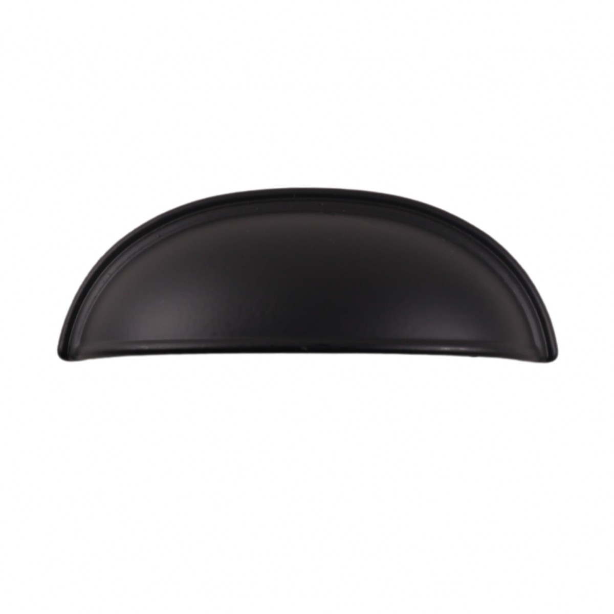 Midye 64 mm Siyah Kulp Lüks Country Mutfak Mobilya Dolap Çekmece Kulpu