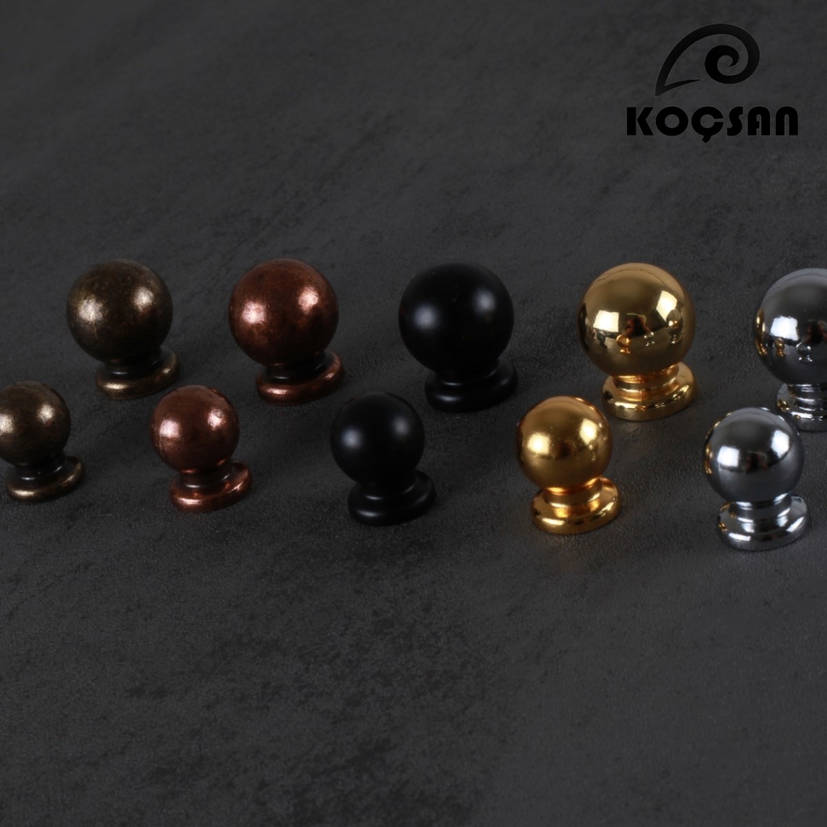Misket 19 mm Antik Sarı Kulp Lüks Country Mutfak Mobilya Dolap Çekmece Kulpu