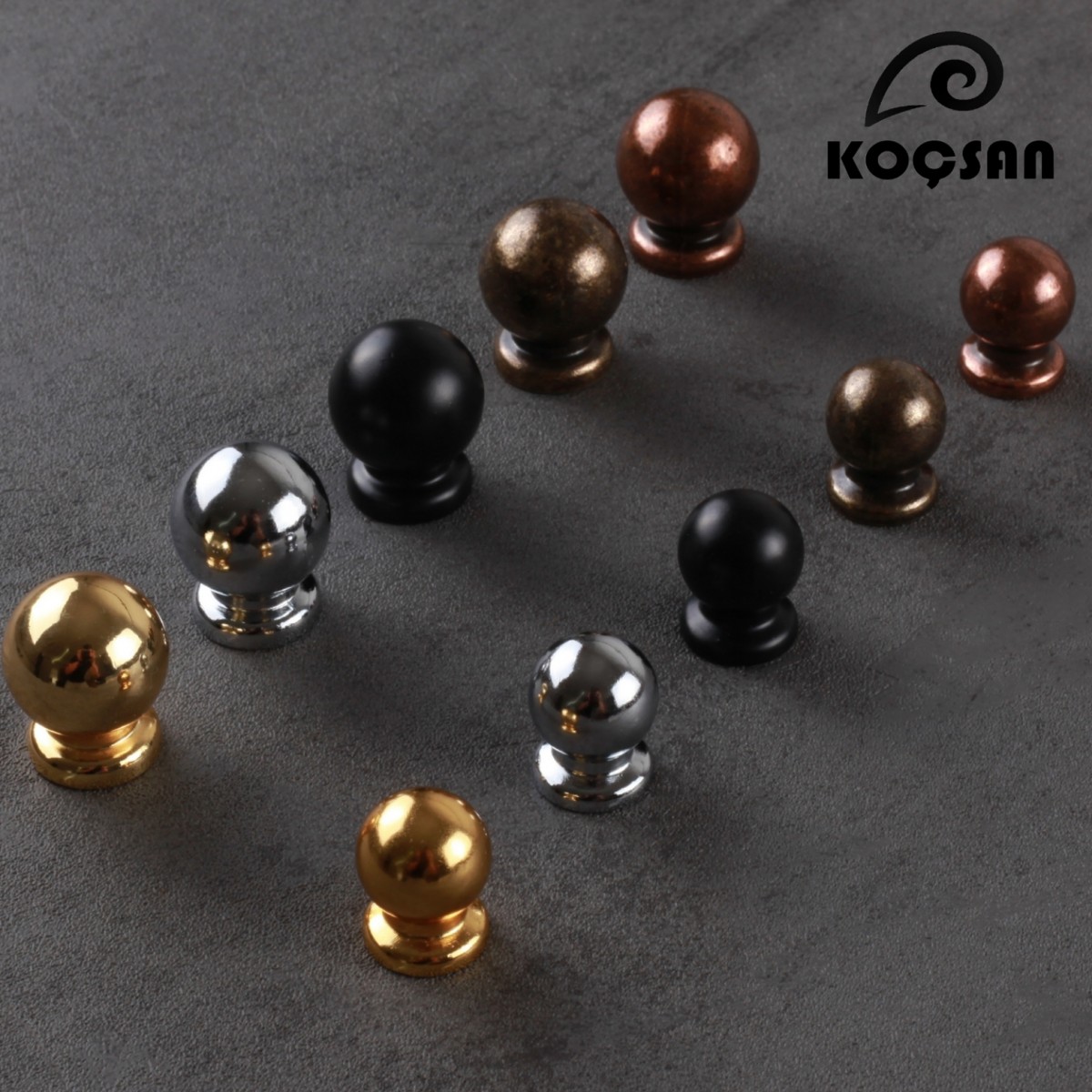 Misket 25 mm Krom Kulp Lüks Country Mutfak Mobilya Dolap Çekmece Kulpu