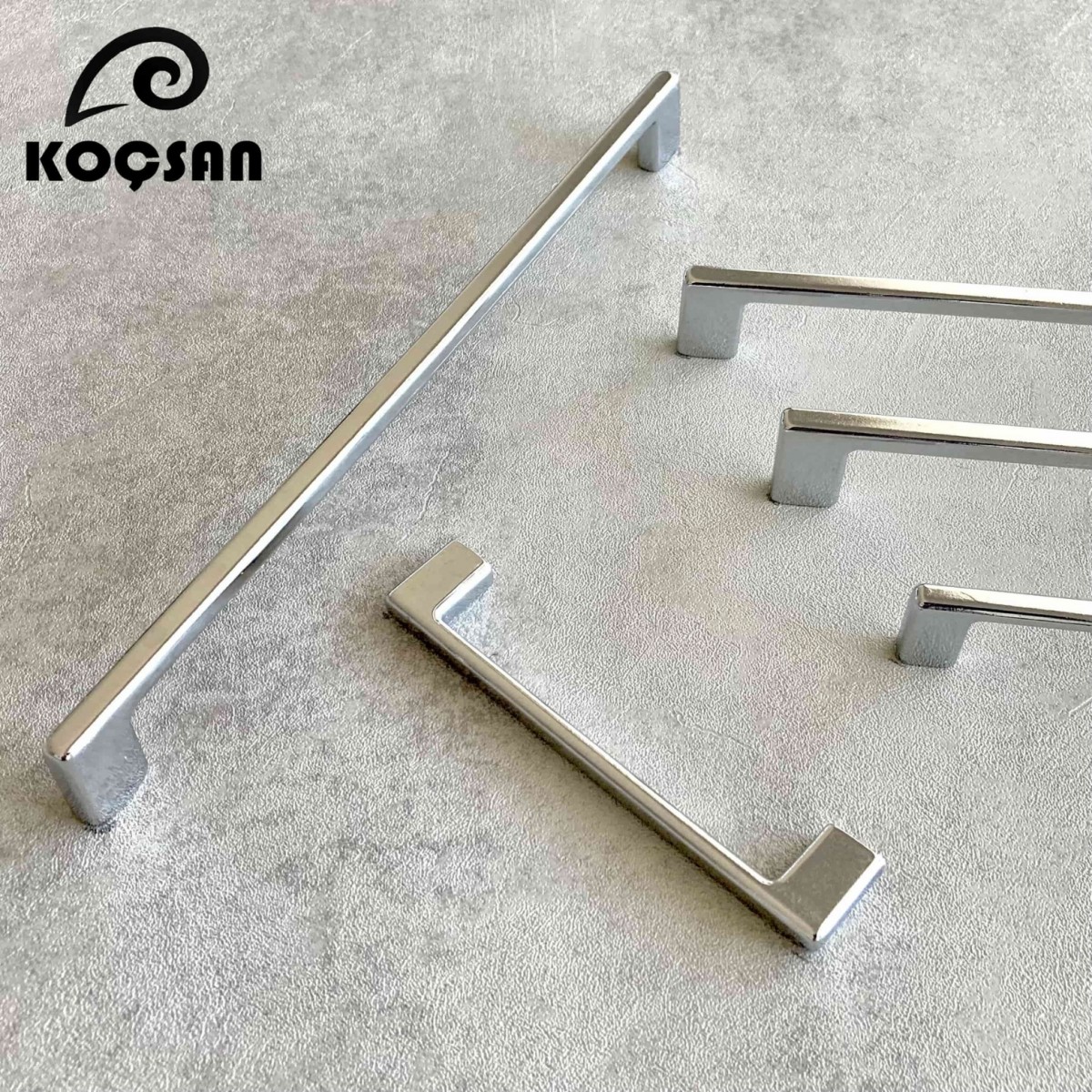 Narin 192 mm Krom Kulp Lüks Country Mutfak Mobilya Dolap Çekmece Kulpu