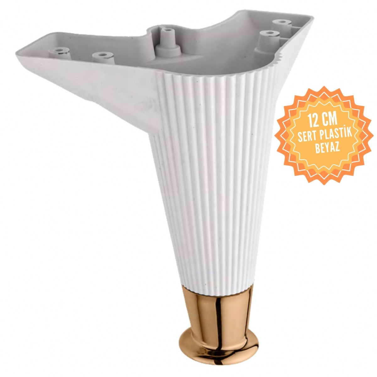 Nefes Çizgili Plastik Mobilya Ayağı, Lüks Metal Mobilya Ayak, Koltuk, Dolap, Şifonyer Ayak 12 cm-Beyaz Nefes Çizgili Plastik Mobilya Ayağı, Lüks Metal Mobilya Ayak, Koltuk, Dolap, Şifonyer Ayak 12 cm-Beyaz
