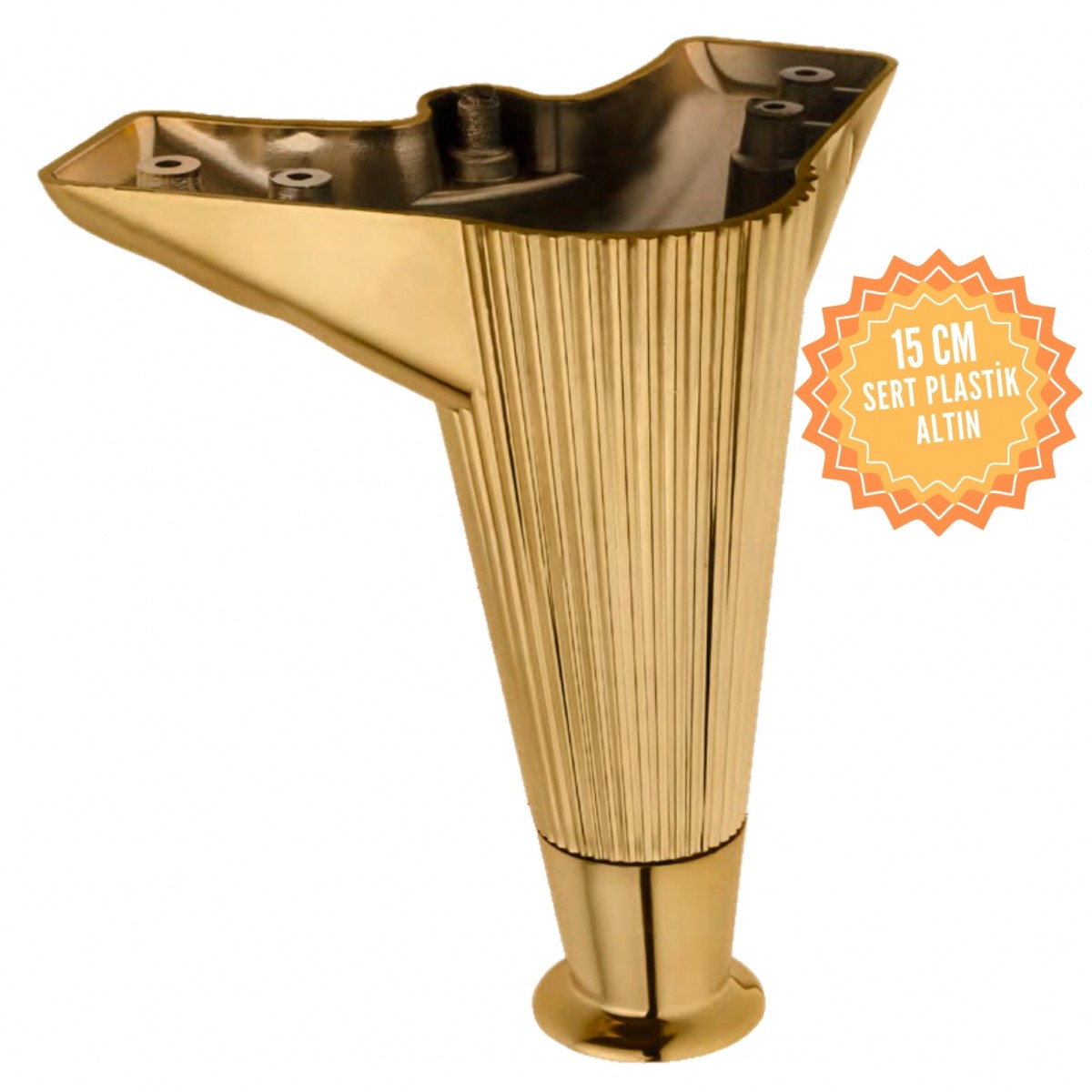 Nefes Çizgili Plastik Mobilya Ayağı, Lüks Metal Mobilya Ayak, Koltuk, Dolap, Şifonyer Ayak 15 cm-Altın Nefes Çizgili Plastik Mobilya Ayağı, Lüks Metal Mobilya Ayak, Koltuk, Dolap, Şifonyer Ayak 15 cm-Altın