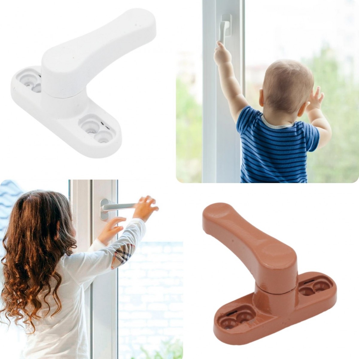 Pencere Güvenlik Emniyet Kilidi Mandalı Metal Pencere Güvenlik Emniyet Kilidi Mandalı Metal
