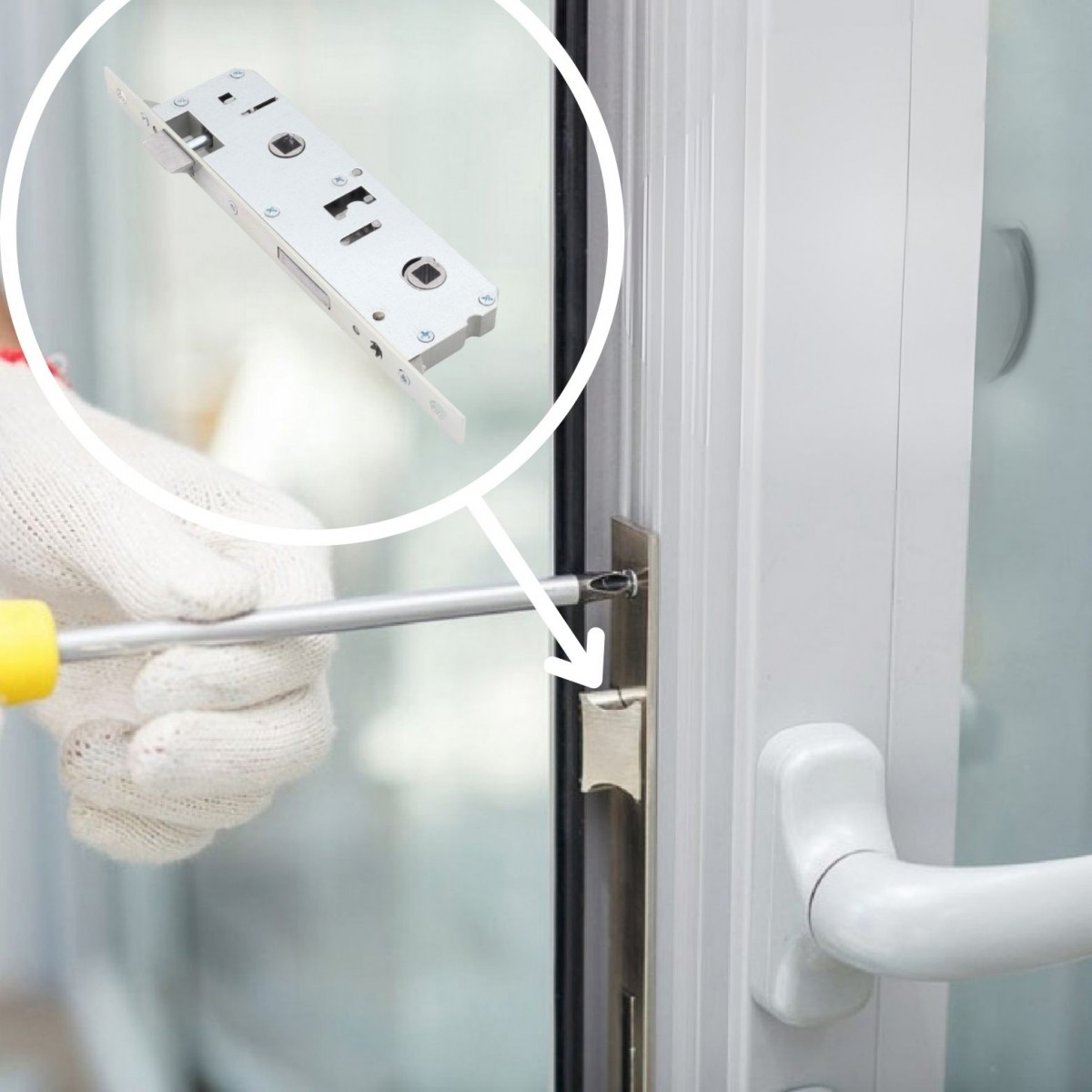 Plastik Pvc Pimapen Kapı Kilidi