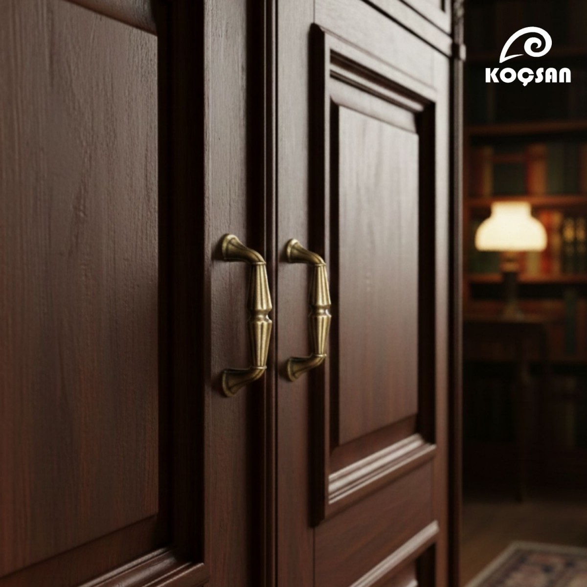 Saltuk 64 mm Kulp Lüks Country Mutfak Mobilya Dolap Çekmece Kulpu