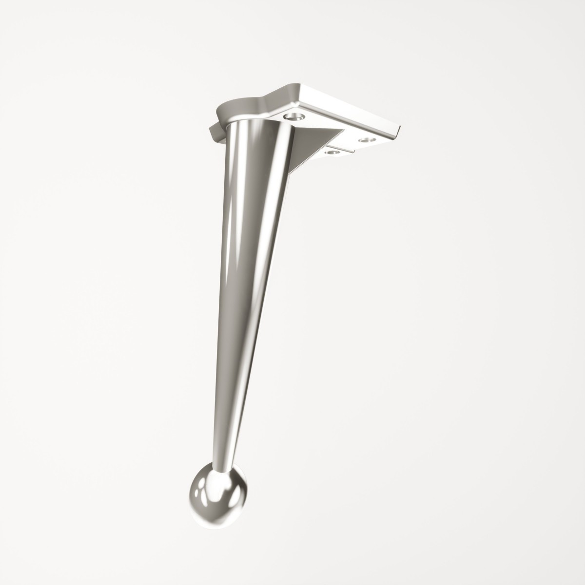 Saturn Krom 18 cm Mobilya Ayağı, Lüks Metal Mobilya Ayak, Koltuk, Dolap, Şifonyer, Masa Ayak