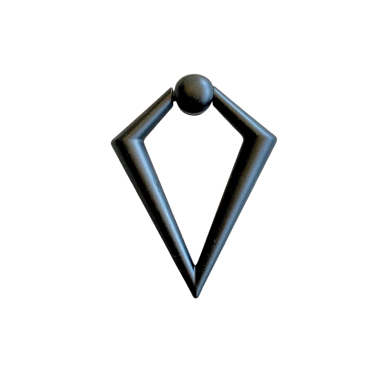 Ucgen Sarkac Siyah Kulp Lüks Country Mutfak Mobilya Dolap Çekmece Kulpu