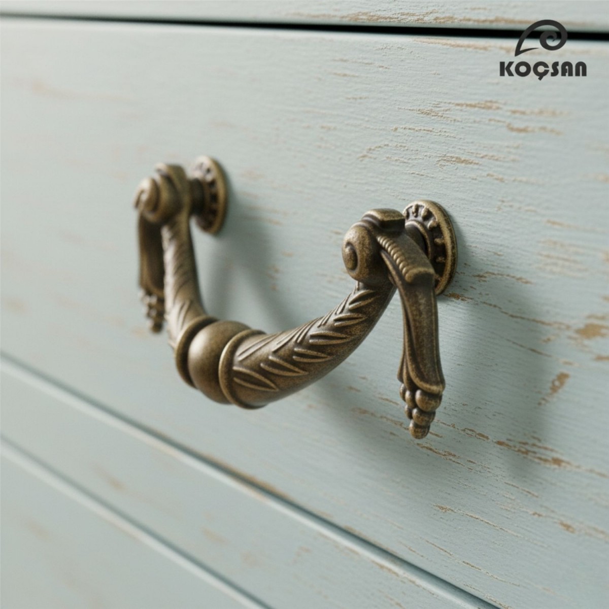 Üzümlü Kulp Lüks Country Mutfak Mobilya Dolap Çekmece Kulpu