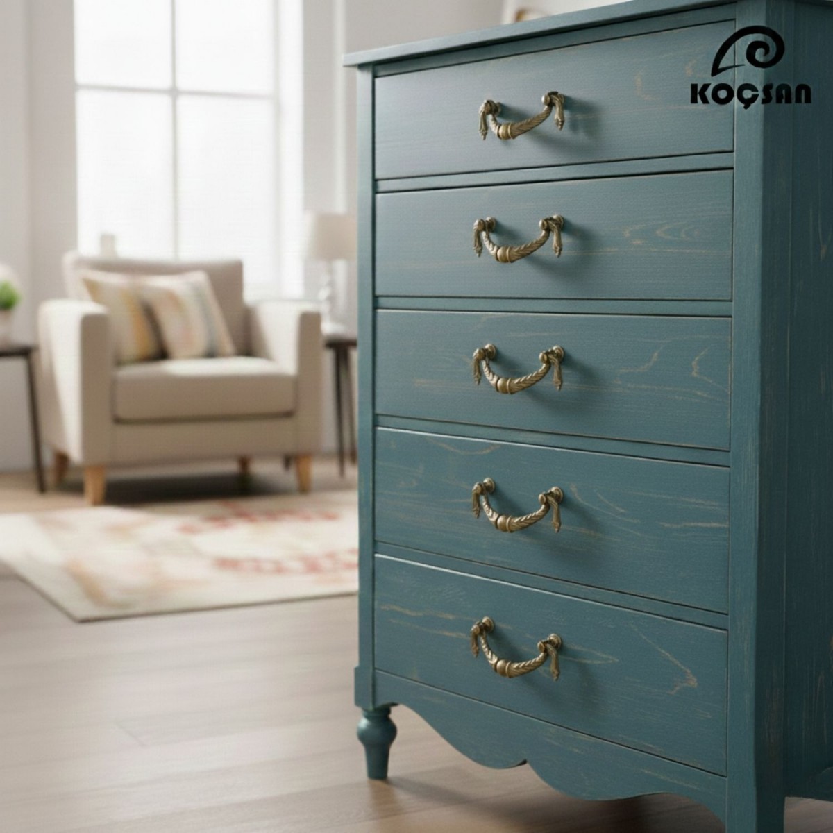 Üzümlü Kulp Lüks Country Mutfak Mobilya Dolap Çekmece Kulpu