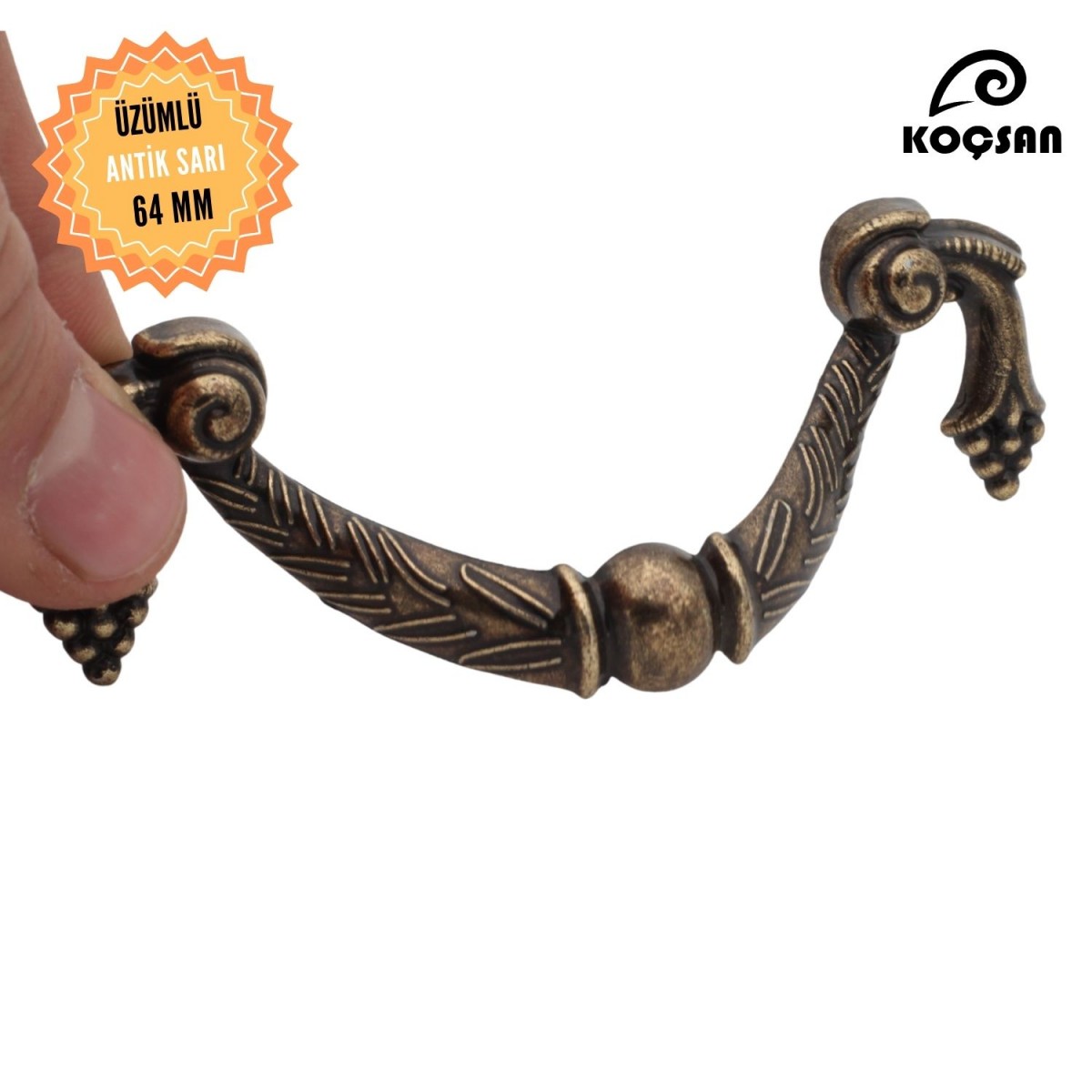 Üzümlü Kulp Lüks Country Mutfak Mobilya Dolap Çekmece Kulpu