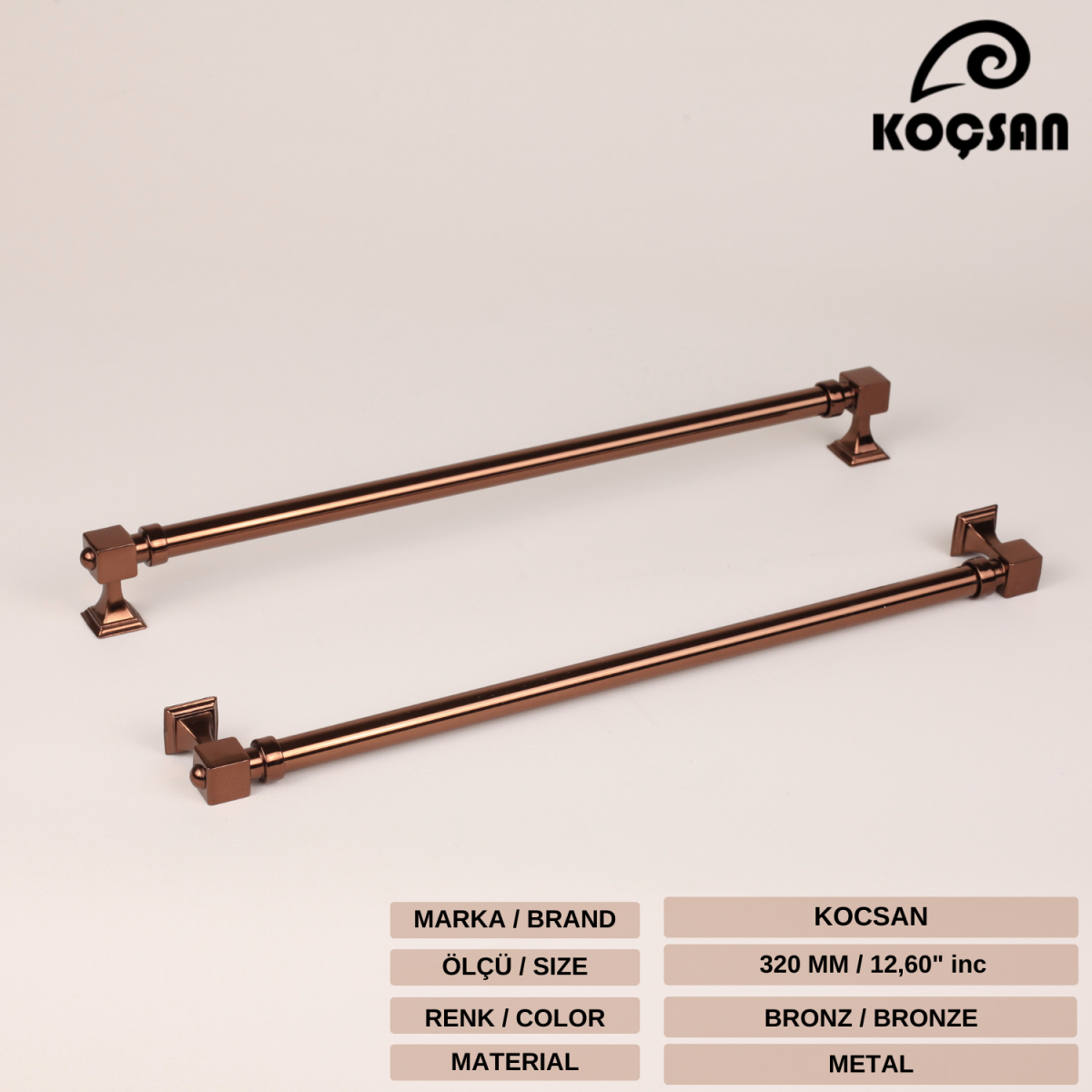 Zumra 320 mm Bronz Kulp Lüks Country Mutfak Mobilya Dolap Çekmece Kulpu Zumra 320 mm Bronz Kulp Lüks Country Mutfak Mobilya Dolap Çekmece Kulpu
