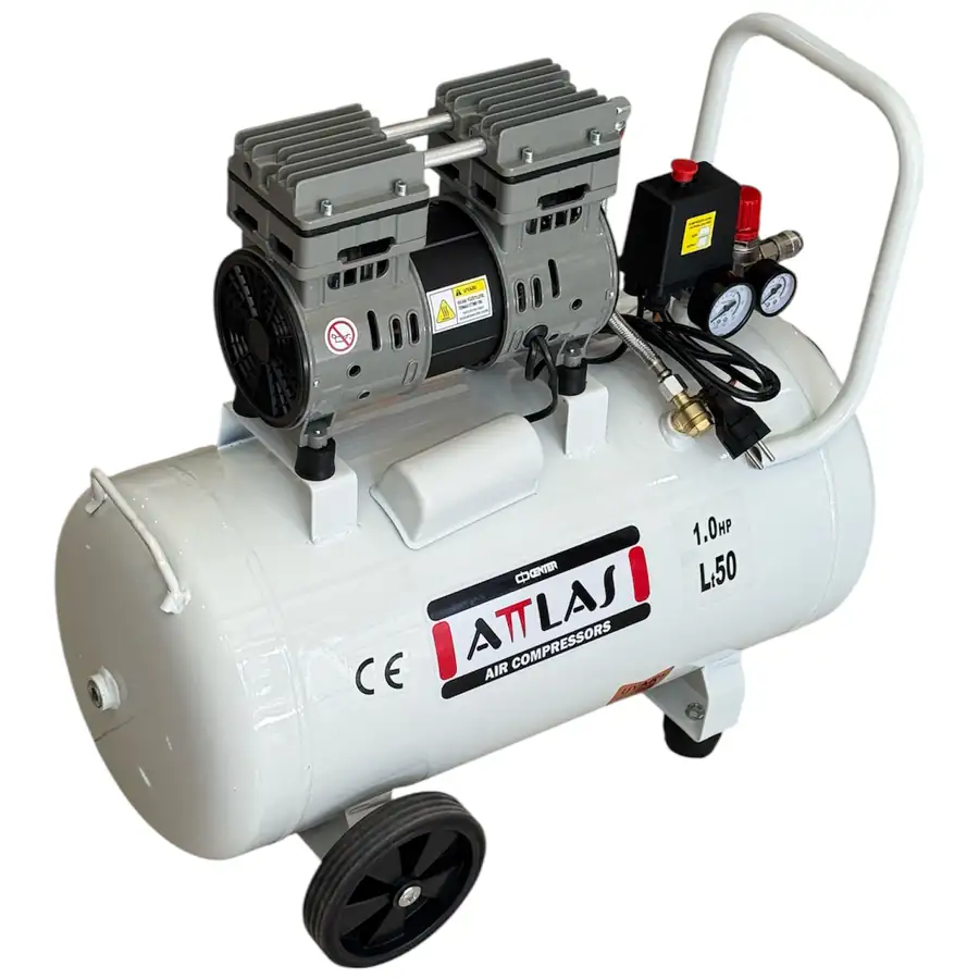 ATLAS Sc 1050 J Sessiz Monofaze Kompresör 50 Lt