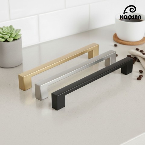 Alüminyum Köprü Kulp Lüks Country Mutfak Mobilya Dolap Çekmece Kulpu