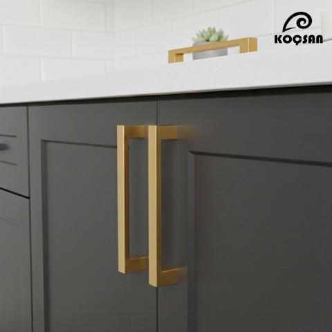 Alüminyum Köprü Kulp Lüks Country Mutfak Mobilya Dolap Çekmece Kulpu