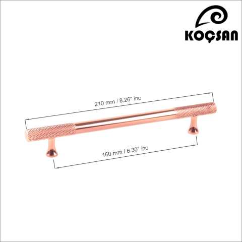 Apex 160 mm Rose Kulp Lüks Country Mutfak Mobilya Dolap Çekmece Kulpu