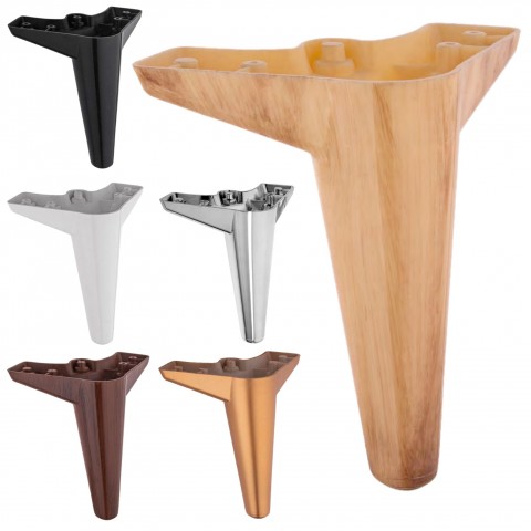 Enfes 15 Cm Plastik Mobilya Ayağı, Lüks Metal Mobilya Ayak, Koltuk, Dolap, Şifonyer Ayak