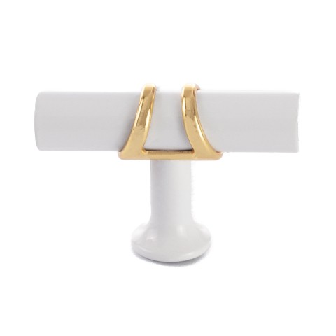 Esin Düğme Beyaz Kulp Lüks Country Mutfak Mobilya Dolap Çekmece Kulpu