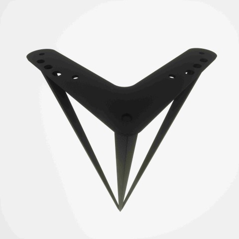 Eyfel Siyah 72 cm Mobilya Ayağı, Lüks Metal Mobilya Ayak, Koltuk, Dolap, Şifonyer, Masa Ayak
