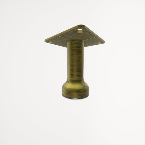 Gökçe Antik Sarı 8 cm Mobilya Ayağı, Lüks Metal Mobilya Ayak, Koltuk, Dolap, Şifonyer, Masa Ayak