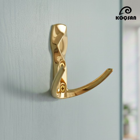 Hazal Altın Küçük Askı, Lüks Vestiyer Askısı, Dolap Askılık, Duvar Askılığı, Portmanto Askı