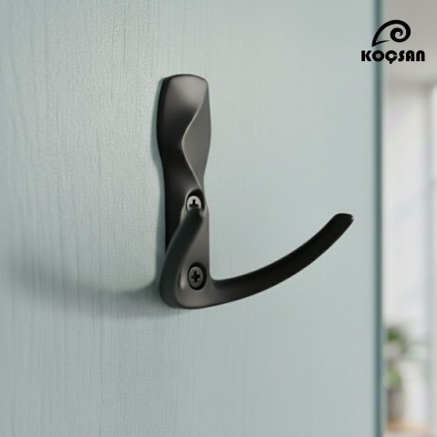 Hazal Siyah Küçük Askı, Lüks Vestiyer Askısı, Dolap Askılık, Duvar Askılığı, Portmanto Askı