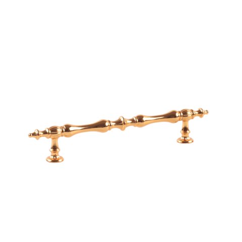 Hilal 128 mm Altın Kulp Lüks Country Mutfak Mobilya Dolap Çekmece Kulpu