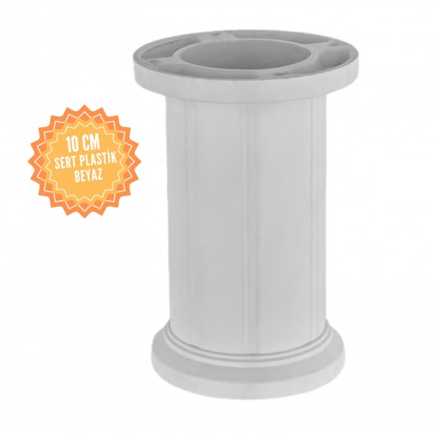 Jumbo Ayarlanabilir 10 Cm Plastik Mobilya Ayağı, Lüks Metal Mobilya Ayak, Koltuk, Dolap, Şifonyer Ayak 10 cm-Gri