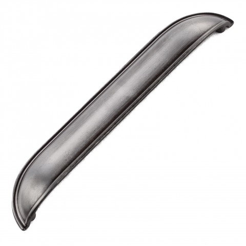 Midye 160 mm Antik Gümüş Kulp Lüks Country Mutfak Mobilya Dolap Çekmece Kulpu