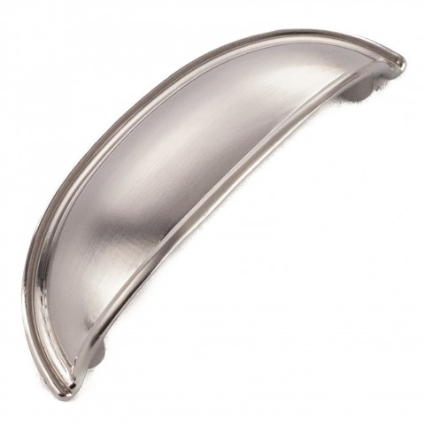 Midye 64 mm Inox Kulp Lüks Country Mutfak Mobilya Dolap Çekmece Kulpu