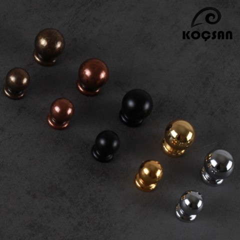Misket 19 mm Antik Sarı Kulp Lüks Country Mutfak Mobilya Dolap Çekmece Kulpu